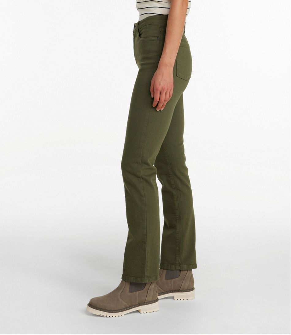 L.L.Bean Women's True Shape Jeans, High-Rise Straight-Leg Colors CLOTHING|SALE