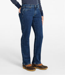 L.L.Bean Women's 207 Vintage Jeans, Mid-Rise Relaxed Straight-Leg CLOTHING