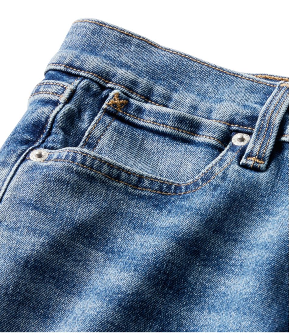 L.L.Bean Women's 207 Vintage Jeans, Mid-Rise Relaxed Straight-Leg CLOTHING