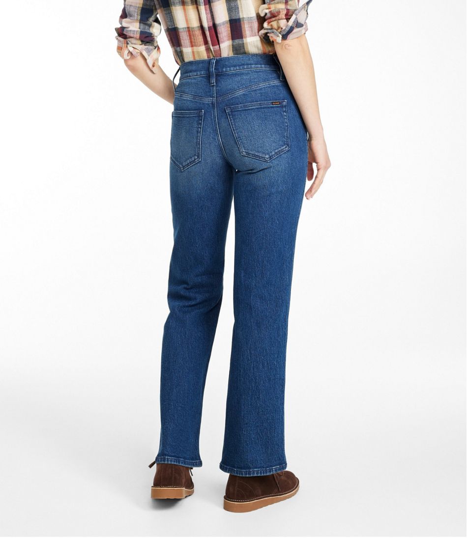L.L.Bean Women's Signature Original Jeans, High-Rise Straight-Leg CLOTHING|SALE