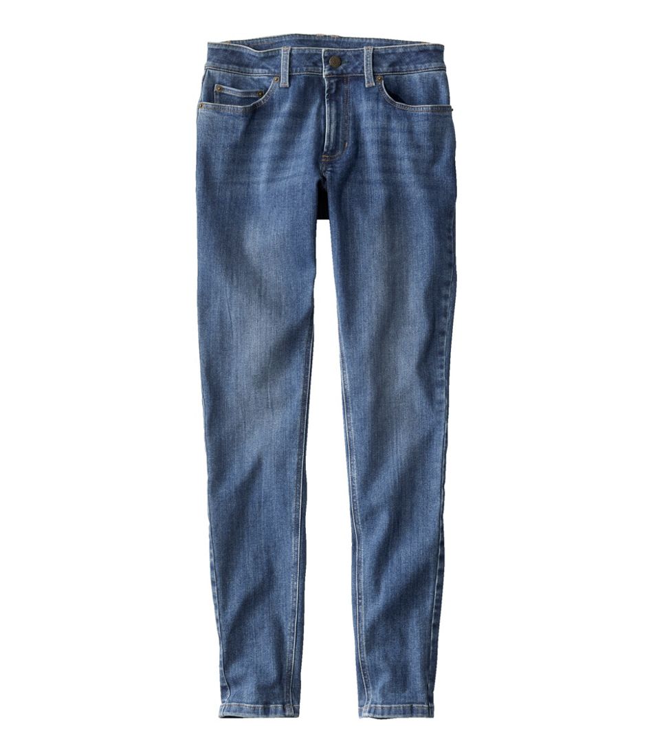 L.L.Bean Women's BeanFlex® Jeans, Mid-Rise Skinny-Leg CLOTHING|SALE