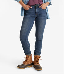 L.L.Bean Women's BeanFlex® Jeans, Mid-Rise Skinny-Leg CLOTHING|SALE