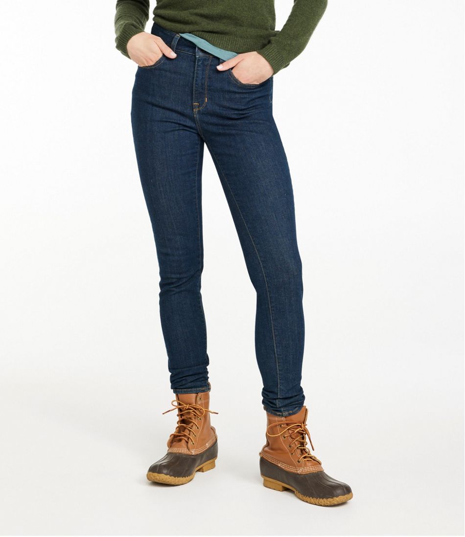 L.L.Bean Women's True Shape Jeans, High-Rise Skinny-Leg CLOTHING|SALE