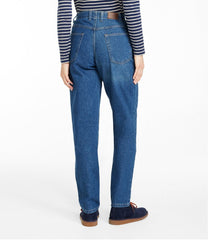 L.L.Bean Women's Double L® Jeans, Ultra High-Rise Comfort Waist Tapered Leg CLOTHING|SALE
