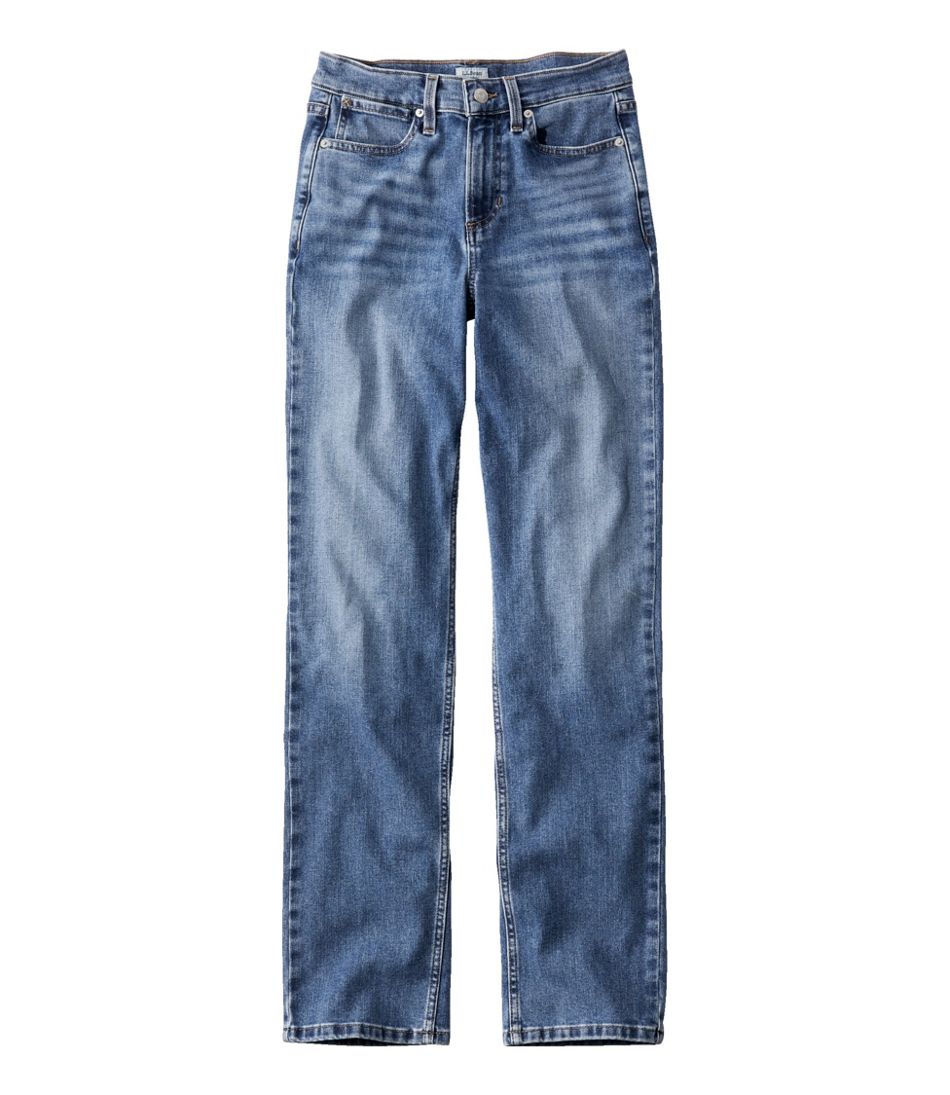 L.L.Bean Women's 207 Vintage Jeans, High-Rise Straight-Leg CLOTHING|SALE
