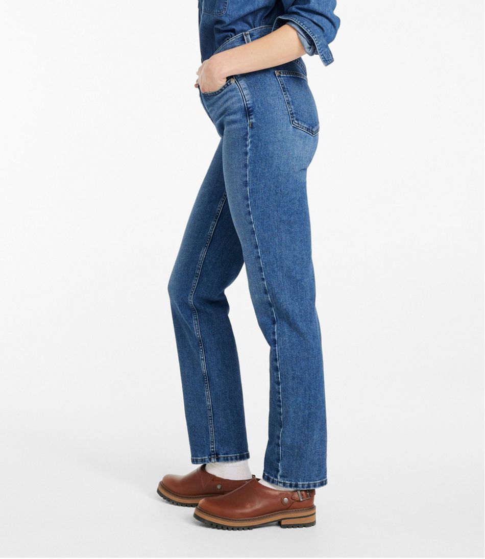 L.L.Bean Women's 207 Vintage Jeans, High-Rise Straight-Leg CLOTHING|SALE