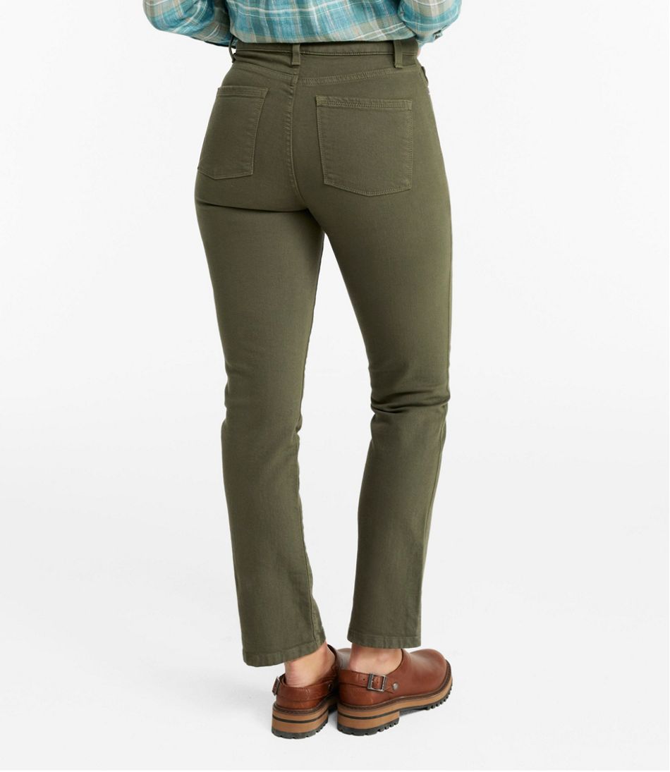 L.L.Bean Women's True Shape Jeans, High-Rise Slim-Leg Ankle Colors CLOTHING|SALE