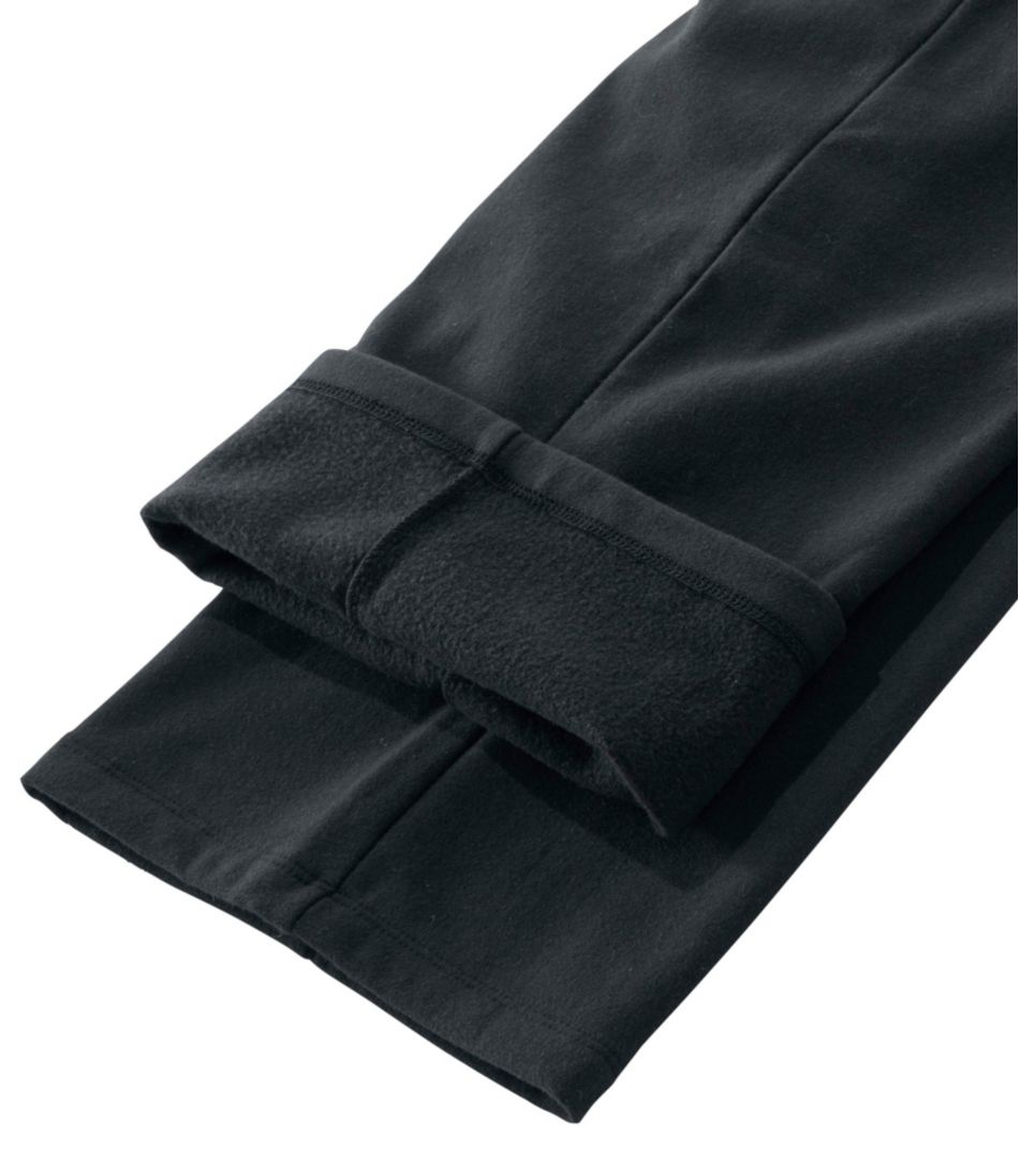 L.L.Bean Women's Perfect Fit Pants, Fleece-Backed Straight-Leg CLOTHING