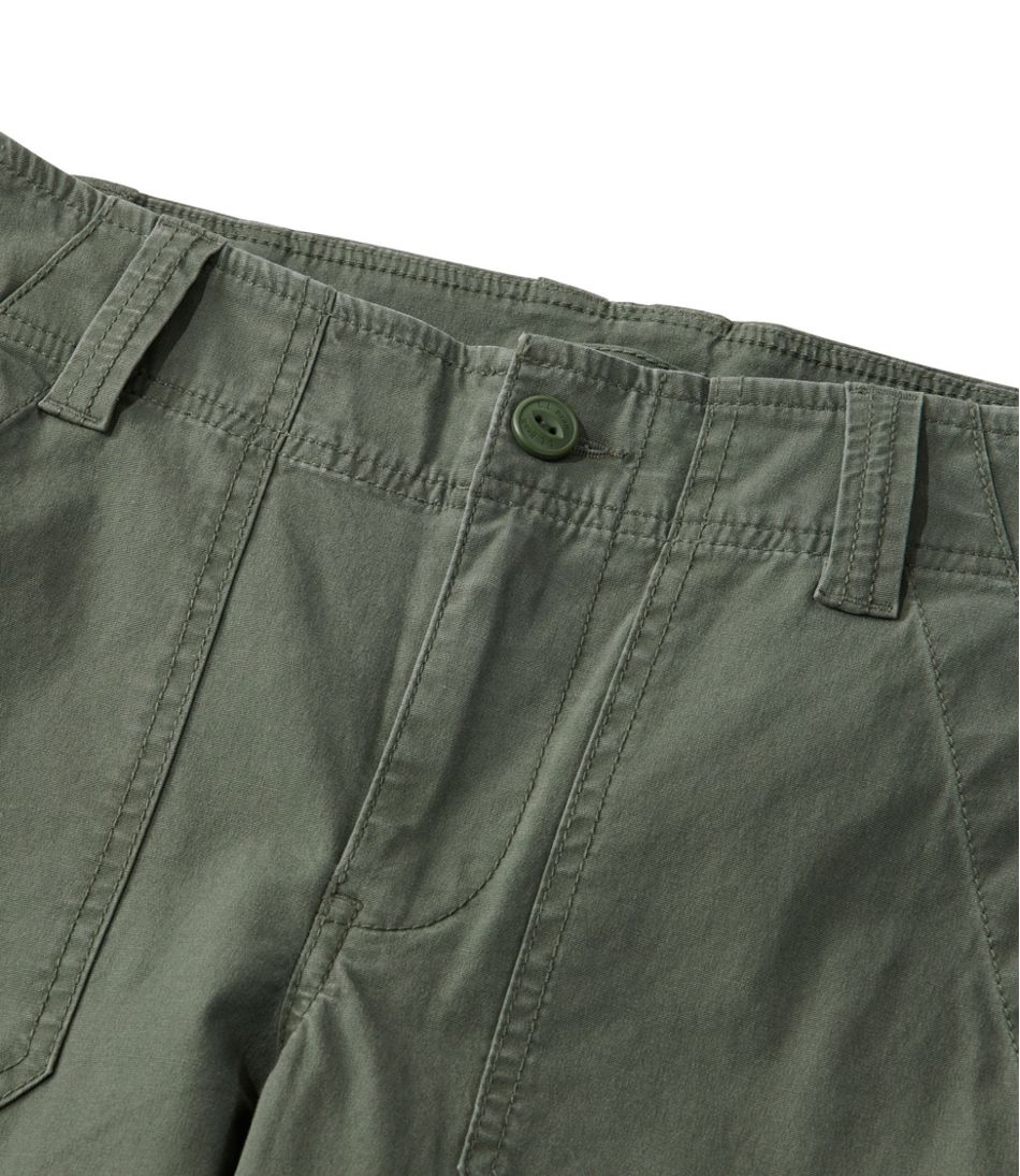 L.L.Bean Women's 207 Vintage Cotton Canvas Pants, Mid-Rise Straight-Leg Cargo CLOTHING|SALE