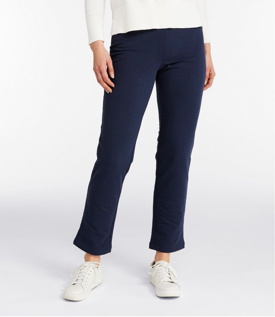 L.L.Bean Women's Perfect Fit Pants, Fleece-Backed Slim-Leg CLOTHING
