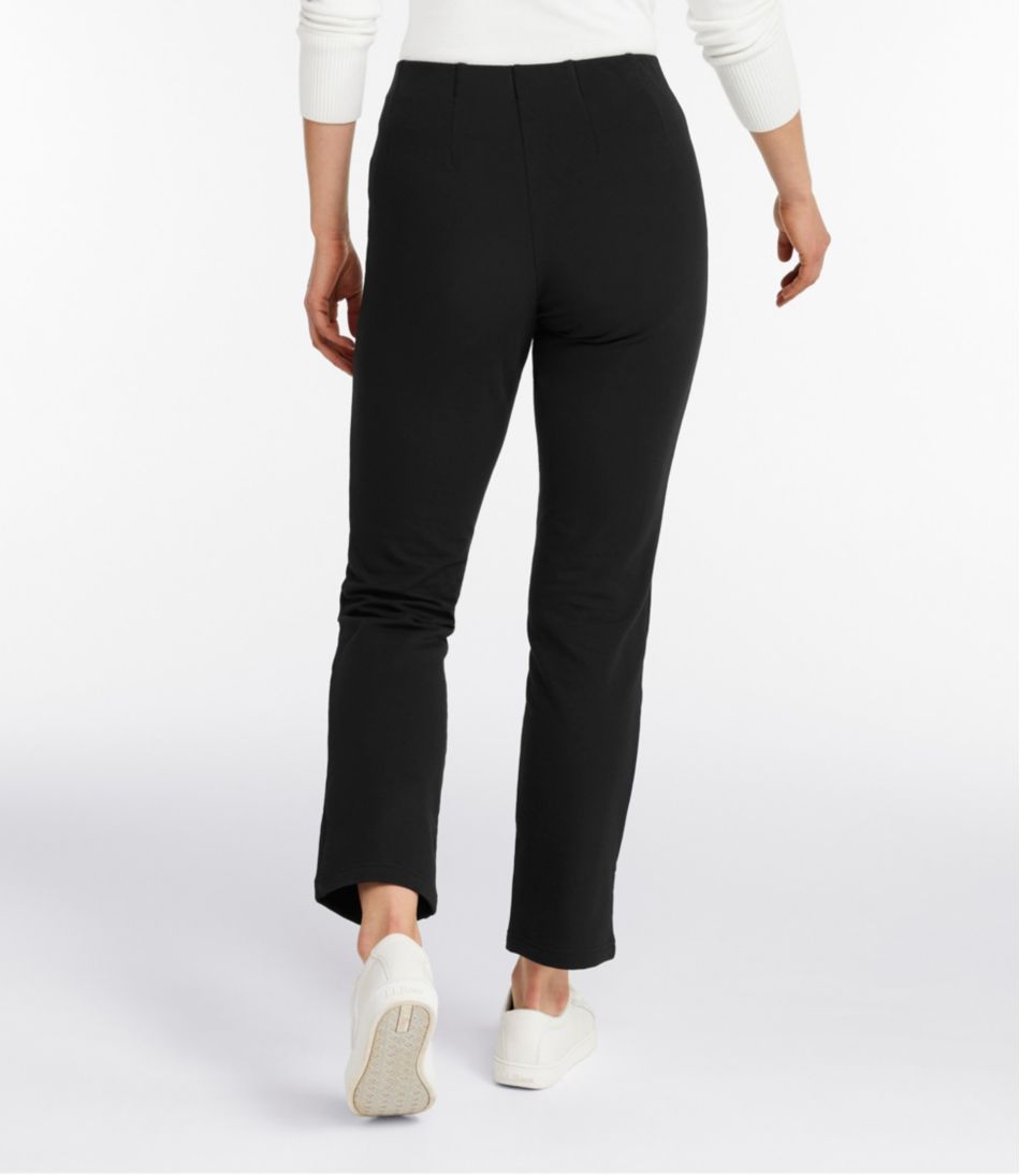 L.L.Bean Women's Perfect Fit Pants, Fleece-Backed Slim-Leg CLOTHING