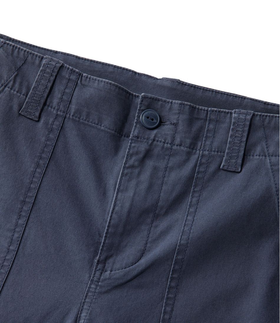 L.L.Bean Women's 207 Vintage Cotton Canvas Pants, High-Rise Wide-Leg CLOTHING|SALE