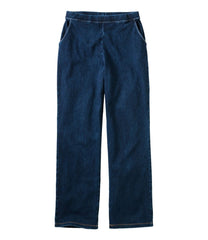 L.L.Bean Women's Perfect Fit Pants, Denim Straight-Leg CLOTHING