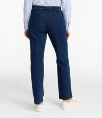L.L.Bean Women's Perfect Fit Pants, Denim Straight-Leg CLOTHING