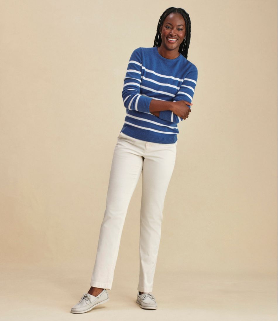 L.L.Bean Women's Comfort Stretch Pants, Mid-Rise Straight-Leg Chino CLOTHING|SALE