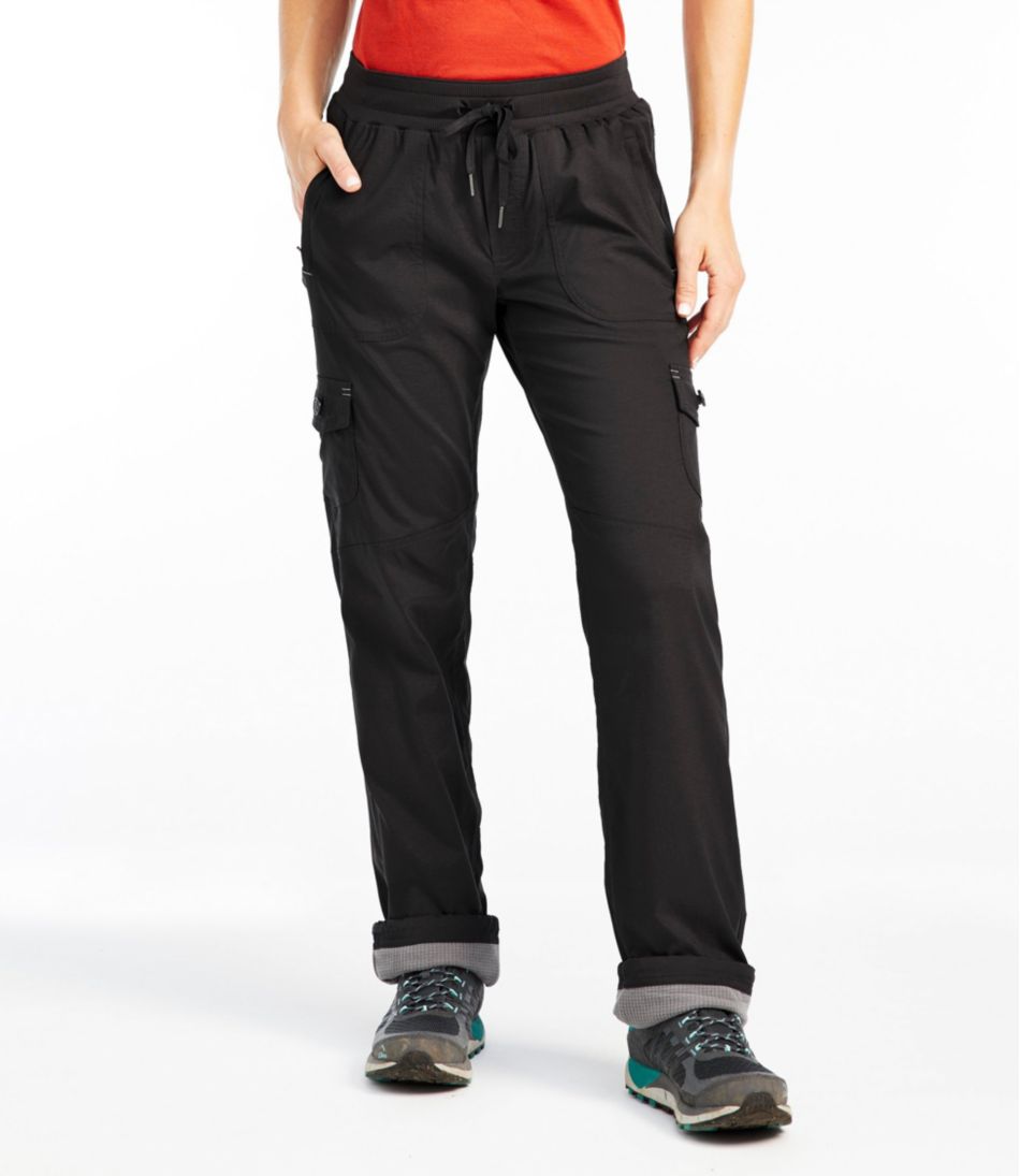 L.L.Bean Women's Vista Camp Pants, Straight-Leg Fleece-Lined CLOTHING|SALE