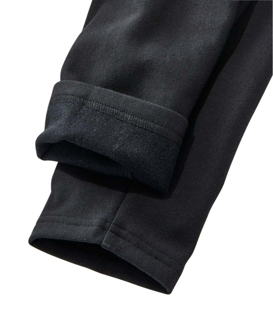 L.L.Bean Women's Perfect Fit Pants, Fleece-Backed Leggings CLOTHING