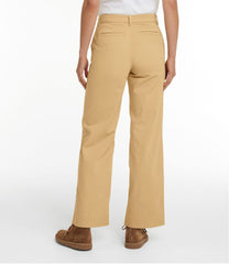 L.L.Bean Women's Comfort Stretch Pants, Mid-Rise Wide-Leg Chino CLOTHING|SALE
