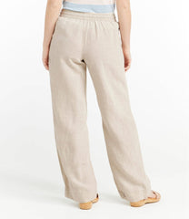 L.L.Bean Women's Premium Washable Linen Pull-On Pants CLOTHING