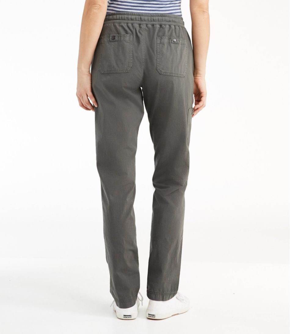 L.L.Bean Women's Stretch Ripstop Pull-On Pants, Slim-Leg CLOTHING|SALE