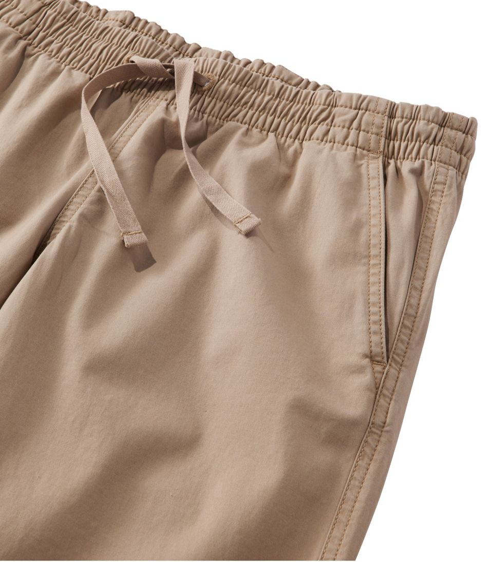 L.L.Bean Lakewashed Pull-on Chinos, Mid-Rise Wide-Leg CLOTHING