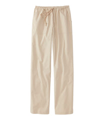 L.L.Bean Women's Sunwashed Canvas Pants, High-Rise Straight-Leg CLOTHING