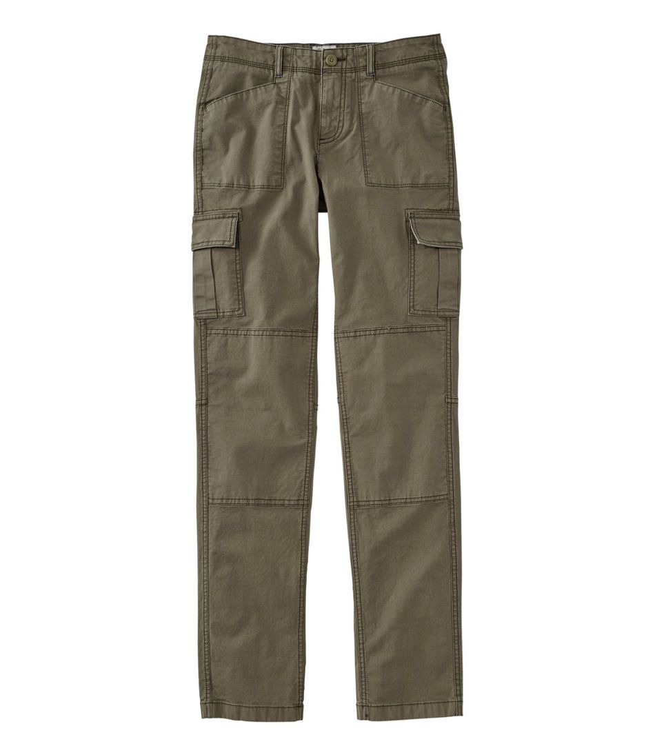 L.L.Bean Women's Stretch Canvas Cargo Pants, Mid-Rise Straight-Leg CLOTHING|SALE