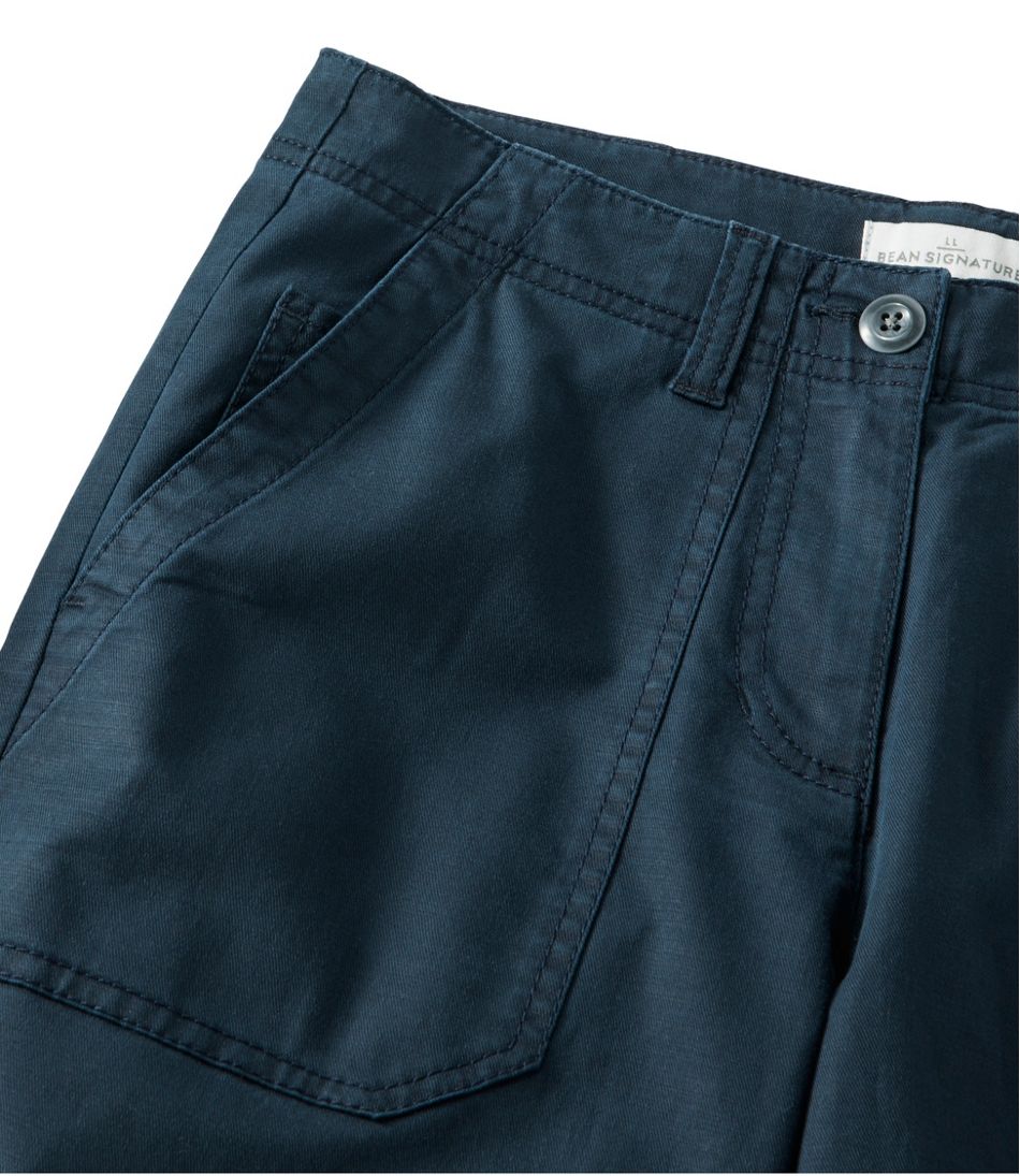L.L.Bean Women's Signature Utility Pants, Mid-Rise Wide-Leg Ankle-Length CLOTHING|SALE