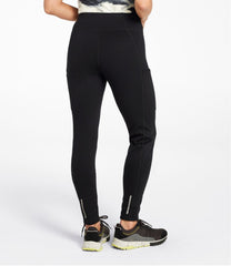 L.L.Bean Women's PrimaLoft ThermaStretch Fleece Pocket Tights, Mid-Rise CLOTHING|SALE