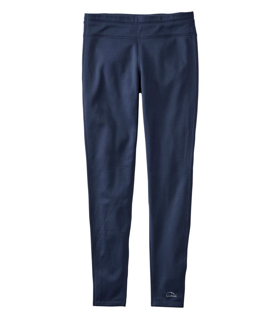 L.L.Bean Women's PrimaLoft ThermaStretch Fleece Tights, Mid-Rise CLOTHING|SALE
