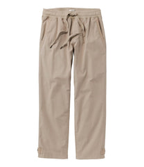 L.L.Bean Women's Stretch Ripstop Pull-On Capri Pants, Slim-Leg CLOTHING