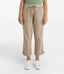 L.L.Bean Women's Stretch Ripstop Pull-On Capri Pants, Slim-Leg CLOTHING