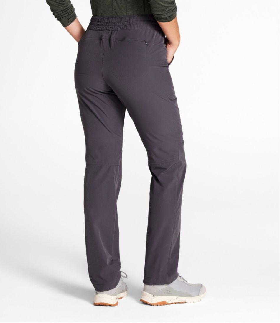 L.L.Bean Women's VentureStretch Trail Pants, Brushed-Back Straight-Leg CLOTHING