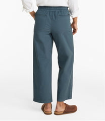 L.L.Bean Women's Stretch Ripstop Pull-On Pants, Wide-Leg Ankle CLOTHING|SALE