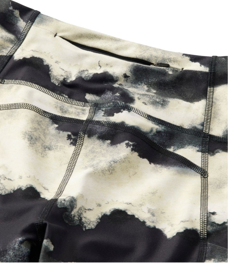 L.L.Bean Women's Everyday Performance 7/8 Leggings, High-Rise Pocket Print CLOTHING|SALE