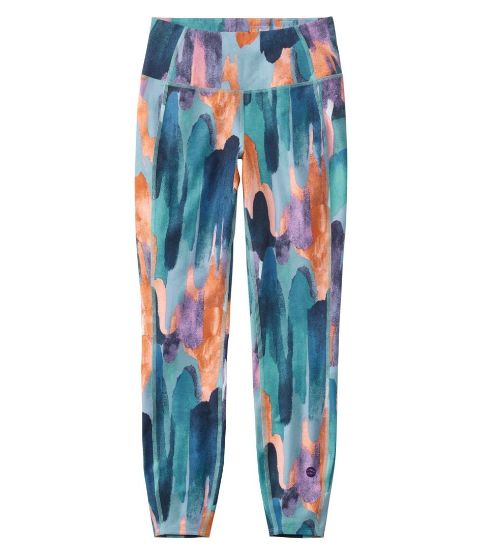 L.L.Bean Women's Everyday Performance 7/8 Leggings, High-Rise Print CLOTHING|SALE