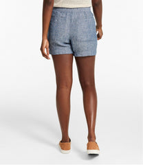 L.L.Bean Women's Premium Washable Linen Shorts, Mid-Rise 6" CLOTHING