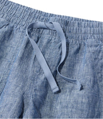 L.L.Bean Women's Premium Washable Linen Shorts, Mid-Rise 6" CLOTHING