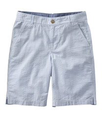 L.L.Bean Women's Comfort Stretch Shorts, Seersucker Bermudas 9" CLOTHING|SALE