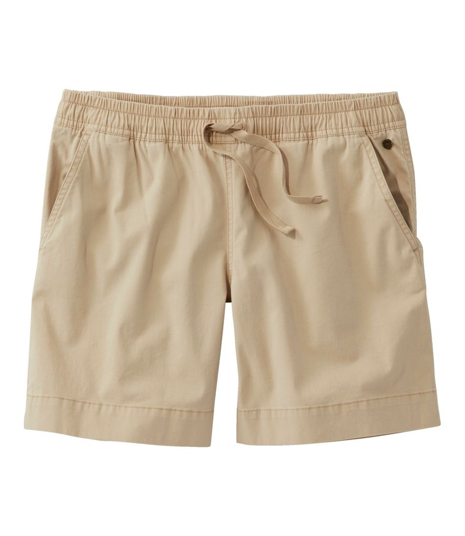 L.L.Bean Women's Lakewashed Dock Shorts, Mid-Rise CLOTHING