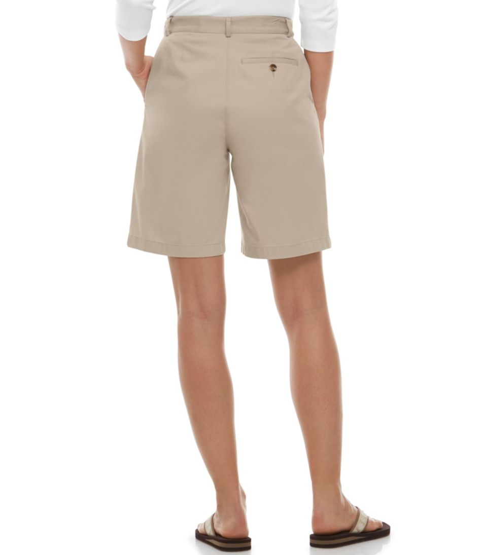L.L.Bean Women's Wrinkle-Free Bayside Shorts, Ultra High-Rise Hidden Comfort Waist 9" CLOTHING|SALE