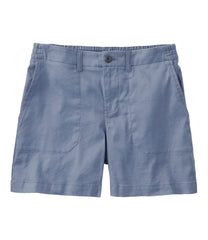 L.L.Bean Women's Comfort Stretch Cotton/Linen Shorts, High-Rise 7" CLOTHING|SALE