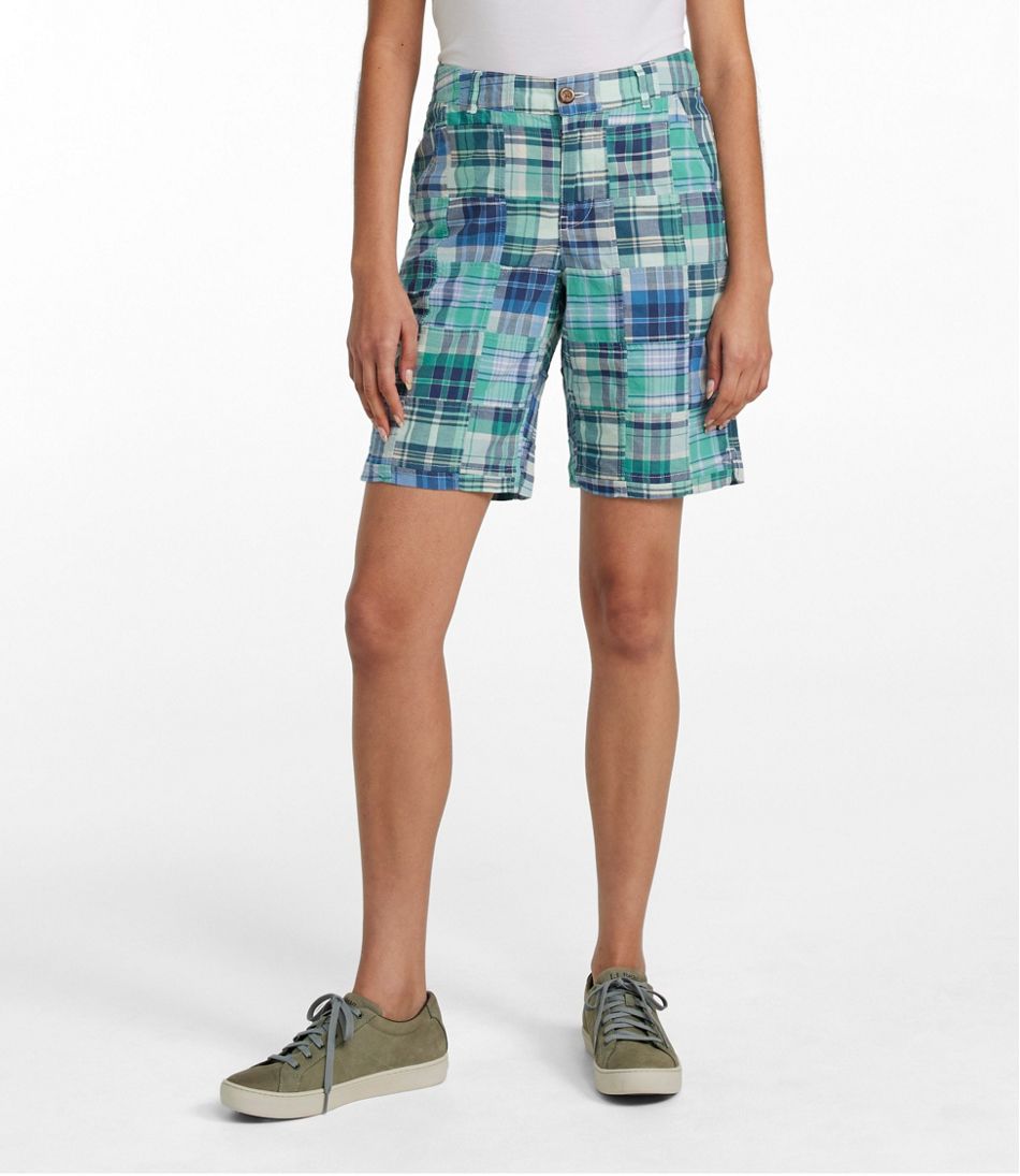L.L.Bean Women's Comfort Shorts, Patchwork Bermudas 9" CLOTHING|SALE