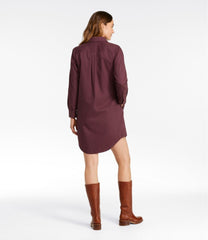 L.L.Bean Women's L.L. Bean Heritage Washed Denim Shirt Dress, Garment-Dye CLOTHING|SALE