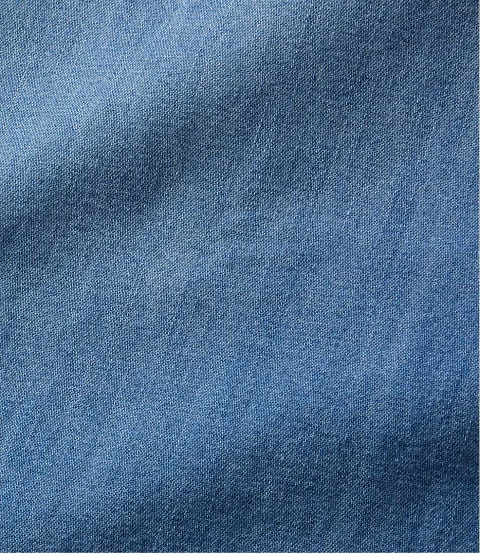 L.L.Bean Women's L.L. Bean Heritage Washed Denim Shirt Dress CLOTHING