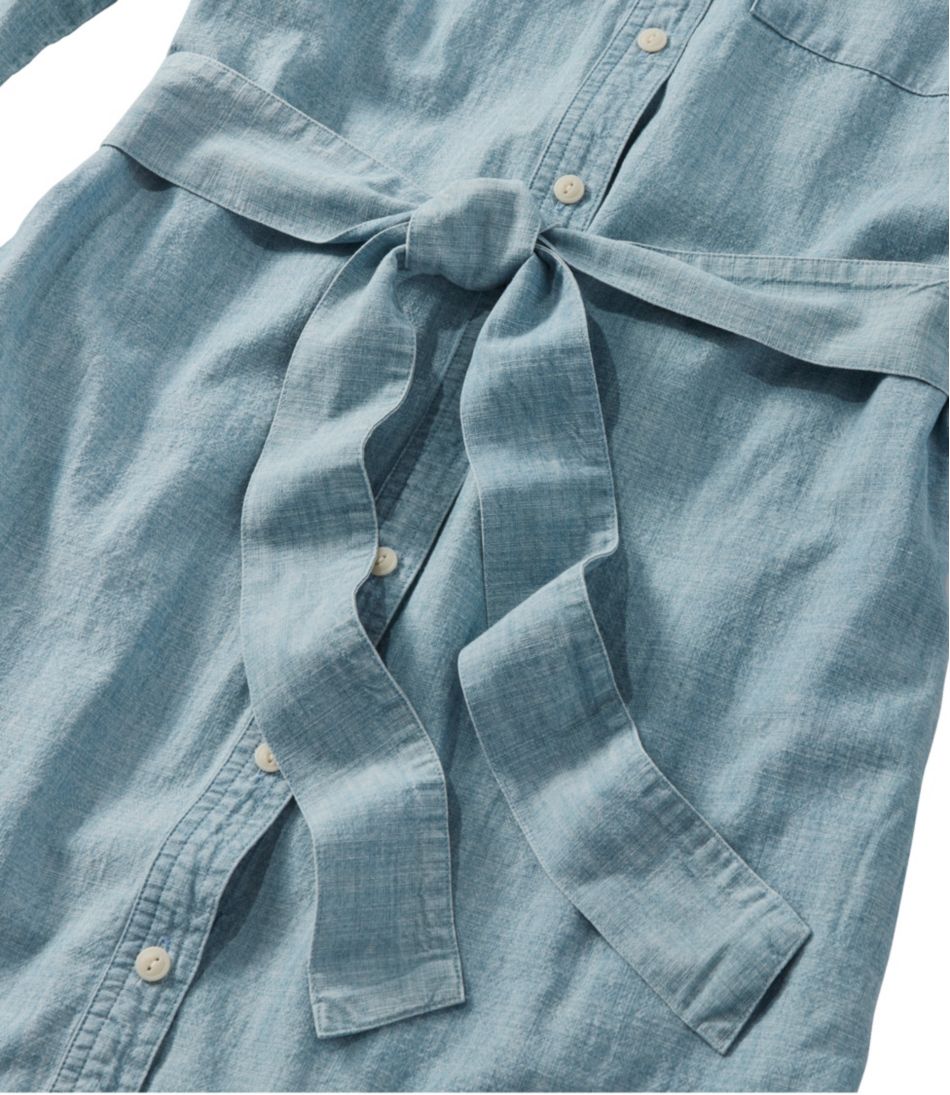 L.L.Bean Women's Signature Camp Shirt Dress, Button-Front CLOTHING|SALE