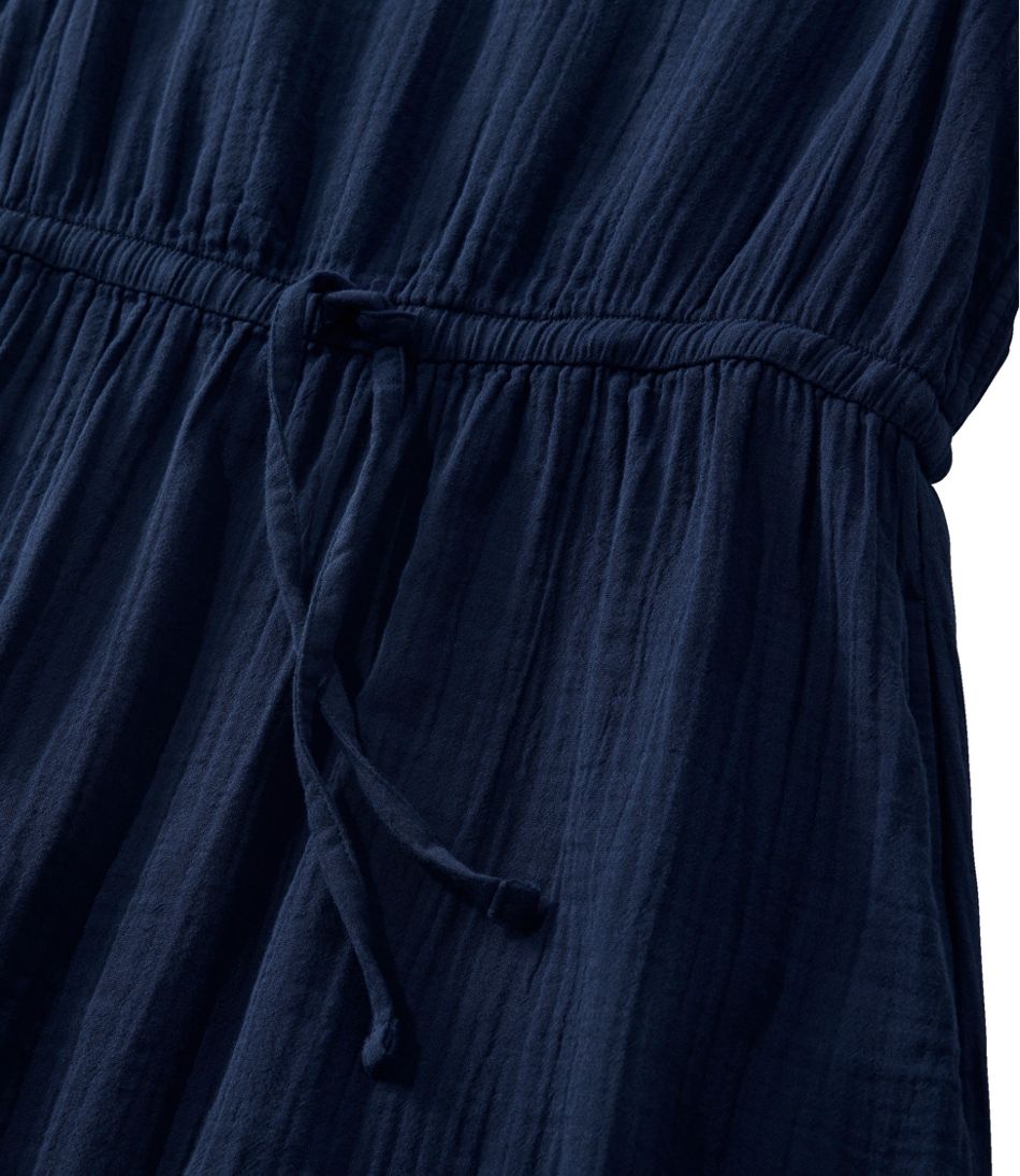 L.L.Bean Women's Cloud Gauze Midi Dress CLOTHING