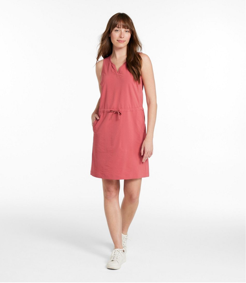 L.L.Bean Women's VentureStretch Seersucker Dress CLOTHING