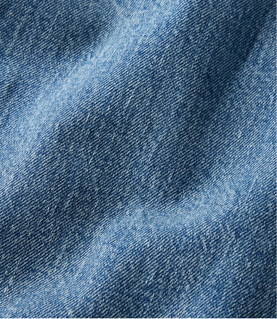 L.L.Bean Women's Signature Heritage Denim Midi Skirt CLOTHING