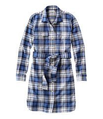 L.L.Bean Women's Signature Camp Flannel Shirt Dress, Button-Front CLOTHING|SALE
